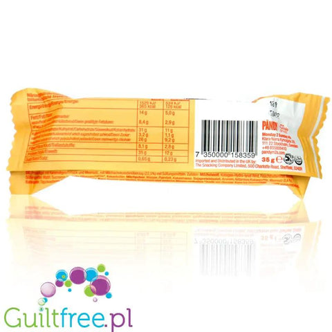 Pandy Protein Pandy Protein Candy Bar Caramel Sea Salt - piankowy baton białkowy 12g białka & 128kcal, Solony Karmel - Protein Bars