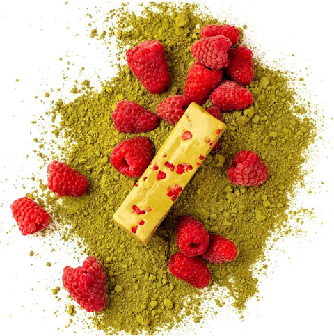FIZI Guilty Matcha & Raspberry - wegański baton proteinowy w polewie czekoladowej, Matcha z Maliną by Fizi (fizi-guilty-matcha-raspberry-weganski-baton-proteinowy-w-polewie-czekoladowej-matcha-z-malina)