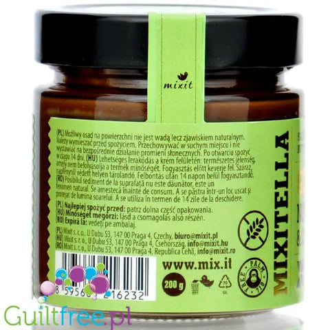 Mixitella Gianduia Nougat Cocoa - oryginalny krem Gianduia z orzechami laskowymi z Piemontu IGP 50% orzechów by Mix.It (mixitella-gianduia-nougat-cocoa-oryginalny-krem-gianduia-z-orzechami-laskowymi-z-piemontu-igp-50-orzechow)