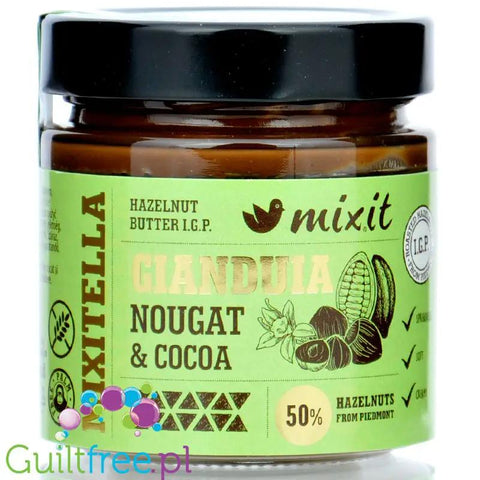 Mixitella Gianduia Nougat Cocoa - oryginalny krem Gianduia z orzechami laskowymi z Piemontu IGP 50% orzechów by Mix.It (mixitella-gianduia-nougat-cocoa-oryginalny-krem-gianduia-z-orzechami-laskowymi-z-piemontu-igp-50-orzechow)