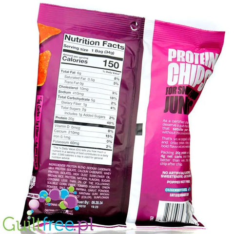 Legendary Popped Protein Chips Barbecue - proteinowe chipsy 20g białka, BBQ by Legendary Foods (legendary-popped-protein-chips-barbecue-proteinowe-chipsy-20g-bialka-bbq)