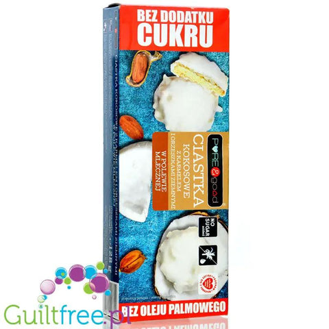 Pure & Good Coconut Peanut & Caramel Cookies – ciastka kokosowe z karmelem i orzeszkami w białej czekoladzie, bez dodatku cukru by Pure & Good (pure-good-coconut-peanut-caramel-cookies-ciastka-kokosowe-z-karmelem-i-orzeszkami-w-bialej-czekoladzie-bez-dodatku-cukru)