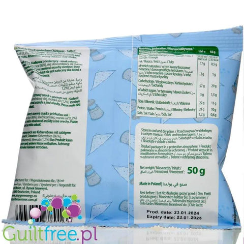 Greenergy Chickpea Protein Snack Salted - wegańska przekąska białkowa z solonej prażonej ciecierzycy by Greenergy (greenergy-chickpea-protein-snack-salted-weganska-przekaska-bialkowa-z-solonej-prazonej-ciecierzycy)