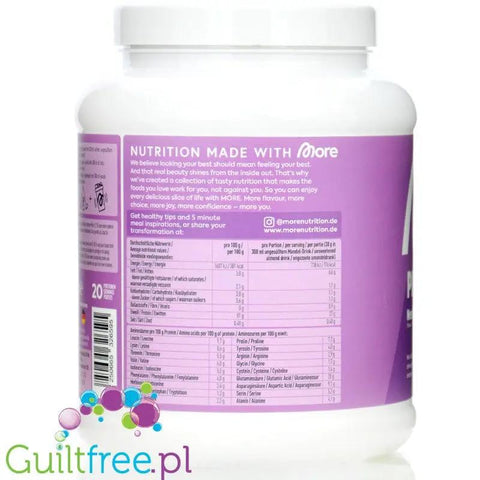 More Nutrition Total Protein Neutral 0,6kg kazeina z WPC i laktazą, białko bezsmakowe, bez słodzików i aromatów by More Nutrition (more-nutrition-total-protein-neutral-06kg-kazeina-z-wpc-i-laktaza-bialko-bezsmakowe)