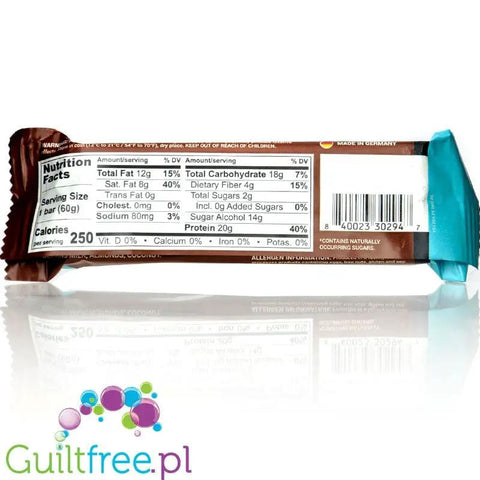 Women's Best Smart Bar Chocolate Almond Coconut Cake - baton proteinowy 20g białka z naturalnymi aromatami by Women's Best (women-s-best-smart-bar-chocolate-almond-coconut-cake-baton-proteinowy-20g-bialka-z-naturalnymi-aromatami)
