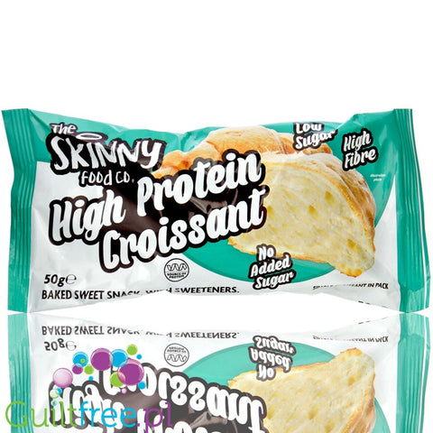 Skinny Food Protein Croissant - proteinowy croissant bez cukru 13g białka & 6g błonnika by Skinny Food (skinny-food-protein-croissant-proteinowy-croissant-bez-cukru-13g-bialka-6g-blonnika)