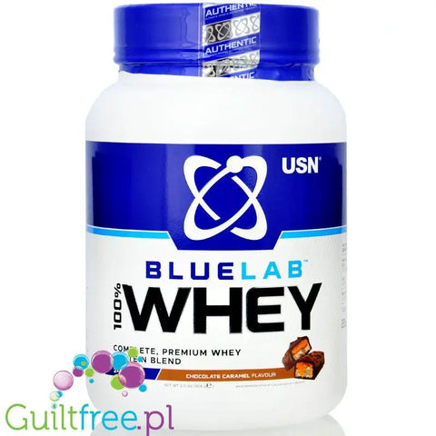 USN Blue Lab Whey Chocolate Caramel 0,9kg - odzywka białkowa WPI, WPC, WPH by USN (Ultimate Sports Nutrition) (usn-blue-lab-whey-chocolate-caramel-09kg-odzywka-bialkowa-wpi-wpc-wph)