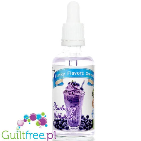 Funky Flavors Sweet Blueberry Milkshake - słodzony skoncentrowany aromat szejka jagodowego bez cukru i kalorii by Funky Flavors (funky-flavors-sweet-blueberry-milkshake-slodzony-skoncentrowany-aromat-szejka-jagodowego-bez-cukru-i-kalorii)