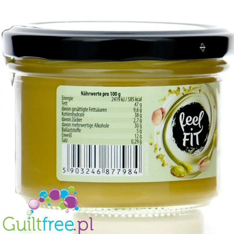 FeelFIT Veganela Pistachio Cream - wegański krem pistacjowy 45% bez dodatku cukru by Feel Fit (feelfit-veganela-pistachio-cream-weganski-krem-pistacjowy-45-bez-dodatku-cukru)