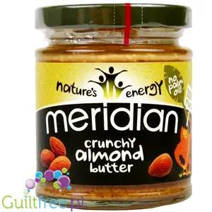 Meridian Almond Crunchy - czyste masło migdałowe 100% bez cukru i soli by Meridian (meridian-czyste-maslo-migdalowe-crunchy-bez-cukru-i-soli)