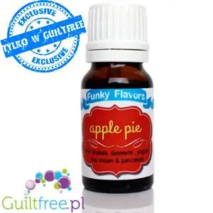 Funky Flavors Basic Apple Pie 10ml - szarlotkowe kropelki aromatyzujące do posiłków, bez cukru i słodzików by Funky Flavors (funky-flavors-apple-pie-szarlotka-aromat-bez-cukru-bez-tluszczu)