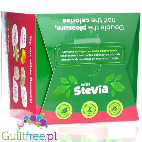 Locco Meringue Raspberry 1kcal - bezy bez cukru ze stewią i erytrytolem, 1kcal w sztuce, Malina by Locco Low Calories Company (locco-meringue-raspberry-1kcal-bezy-bez-cukru-ze-stewia-i-erytrytolem-1kcal-w-sztuce-malina)