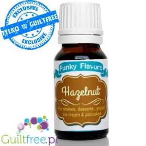 Funky Flavors Basic Hazelnut 10ml - Orzech Laskowy - kropelki aromatyzujące bez cukru, tłuszczu i słodzików by Funky Flavors (funky-flavors-hazelnut-orzech-laskowy-aromat-bez-cukru-bez-tluszczu)