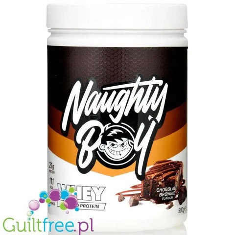 Naughty Boy Whey Protein Chocolate Brownie 900g - gęsta odżywka białkowa WPI, WPC & MPC, Czekoladowe Brownie by Naughty Boy (naughty-boy-whey-advanced-protein-chocolate-brownie-900g-gesta-odzywka-bialkowa-wpi-wpc-mpc-czekoladowe-brownie)