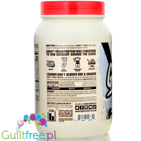 Ghost Vegan Protein Coconut Ice Cream - wegańska odżywka białkowa bez soi i glutenu by Ghost (ghost-vegan-protein-coconut-ice-cream-weganska-odzywka-bialkowa-bez-soi-i-glutenu)