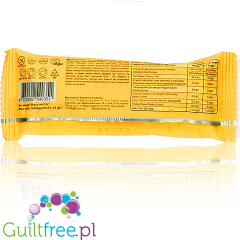 FIZI Keto Banana & Peanut - wegański bezglutenowy baton proteinowy z orzechami i bananem by Fizi (fizi-keto-banana-peanut-weganski-bezglutenowy-baton-proteinowy-z-orzechami-i-bananem)