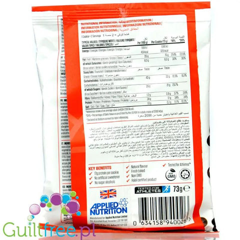 Applied Nutrition Critical Cookie Chocolate Chip - wielgachne ciacho 17g białka bez słodzików z kawałkami czekolady by Applied Nutrition (applied-nutrition-critical-cookie-chocolate-chip)