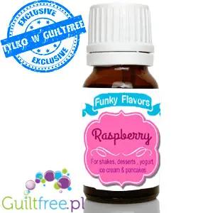 Funky Flavors Basic Raspberry 10ml - malinowe kropelki aromatyzujące bez cukru, słodzików i kalorii by Funky Flavors (funky-flavors-raspberry-malinowy-aromat-bez-cukru-bez-tluszczu)