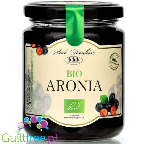 Sad Danków Aronia, ekologiczny dżem bez dodatku cukru i słodzików, 100% owoców by Sad Danków (sad-dankow-aronia-ekologiczny-dzem-bez-dodatku-cukru-i-slodzikow-100-owocow)