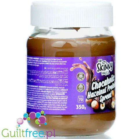 Skinny Food Chocaholic Protein Spread, Chocolate Hazelnut - proteinowy krem czekoladowo-orzechowy bez cukru by Skinny Food (skinny-food-chocaholic-protein-spread-chocolate-hazelnut-proteinowy-krem-czekoladowo-orzechowy-bez-cukru)