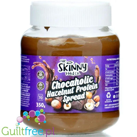 Skinny Food Chocaholic Protein Spread, Chocolate Hazelnut - proteinowy krem czekoladowo-orzechowy bez cukru by Skinny Food (skinny-food-chocaholic-protein-spread-chocolate-hazelnut-proteinowy-krem-czekoladowo-orzechowy-bez-cukru)