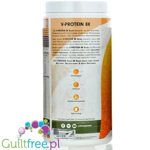 Pro Fuel V-Protein 8K Fresh Mango 750g - wegańska odżywka o smaku świeżego mango by Pro Fuel (pro-fuel-v-protein-8k-fresh-mango-750g-weganska-odzywka-o-smaku-swiezego-mango)