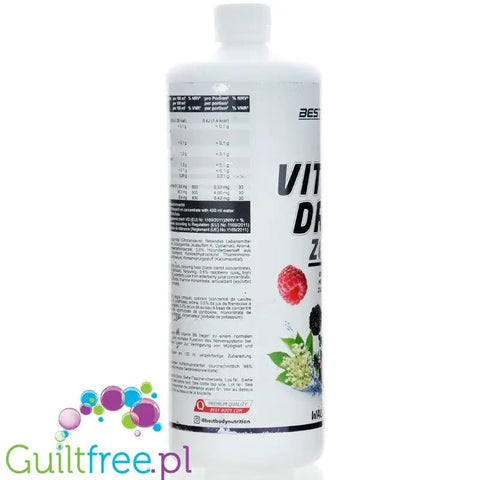 Best Body Nutrition Vital Drink Forest Fruit 1L - koncentrat do napojów bez cukru z witaminami, smak Owoce Leśne by Best Body Nutrition (best-body-nutrition-vital-drink-forest-fruit-1l-koncentrat-do-napojow-bez-cukru-z-witaminami-smak-owoce-lesne)
