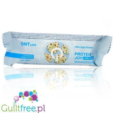 QNT Protein Joy Crunchy Vanilla Ice - baton proteinowy 38% białka by QNT (qnt-protein-joy-38-vanilla-crisp)