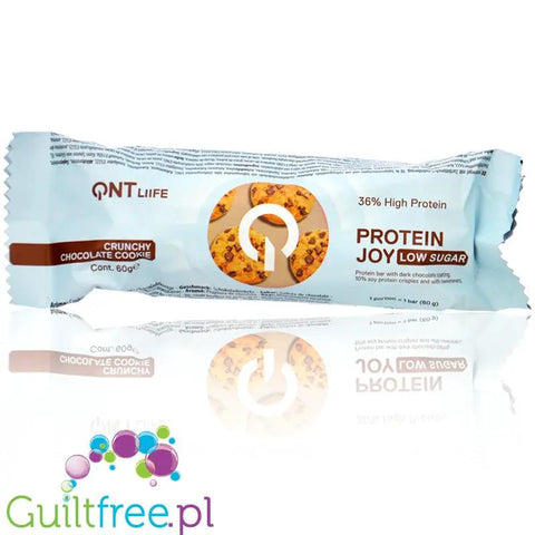 QNT Protein Joy Crunchy Chocolate Cookie - baton proteinowy 36% białka by QNT (qnt-protein-joy-36-cookie-cream)