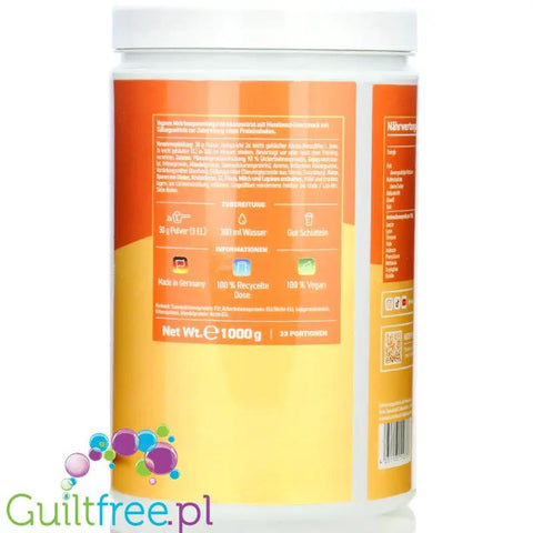 Rocka Nutrition Protein Shake Hazelnut Cream 1kg - wegański szejk proteinowy z 5 źródeł białek roślinnych bez cukru by Rocka Nutrition (rocka-nutrition-protein-shake-hazelnut-cream-1kg-weganski-szejk-proteinowy-z-5-zrodel-bialek-roslinnych-bez-cukru)