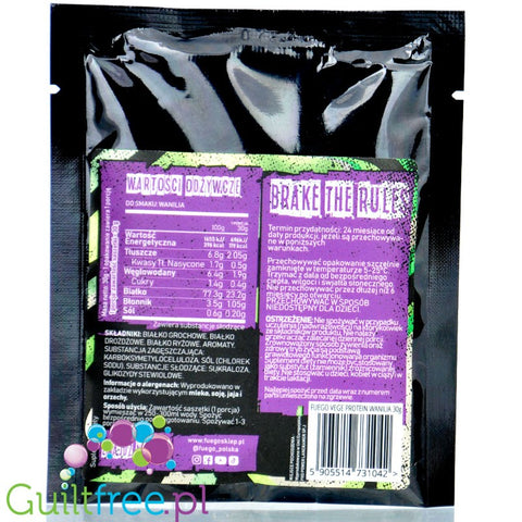 Fuego Vege Protein Vanilla Ice Cream 30g - wegańskie białko grochowe, drożdżowe i ryżowe o smaku lodów waniliowych by Fuego (fuego-vege-protein-vanilla-ice-cream-30g-weganskie-bialko-grochowe-drozdzowe-i-ryzowe-o-smaku-lodow-waniliowych)