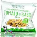 Greenergy Fava Beans Tomato & Basil - chrupki z bobu, smak Pomidor z Bazylią, 17g błonnika & 23g białka by Greenergy (greenergy-fava-beans-tomato-basil-chrupki-z-bobu-smak-pomidor-z-bazylia-17g-blonnika-23g-bialka)