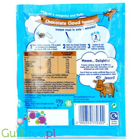 Angel Delight Chocolate - puszysty mus czekoladowy instant, 98 kcal by Angel Delight (angel-delight-chocolate-puszysty-mus-czekoladowy-instant-98-kcal)