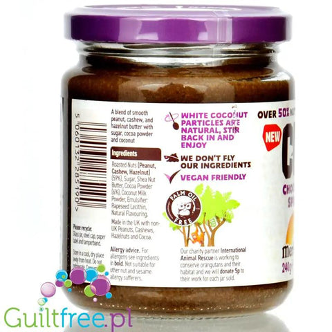 Meridian Chocca Chocolate Spread - gładki krem kakaowo-kokosowy z nerkowcami, orzechami laskowymi & ziemnymi by Meridian (meridian-chocca-chocolate-spread-gladki-krem-kakaowo-kokosowy-z-nerkowcami-orzechami-laskowymi-ziemnymi)