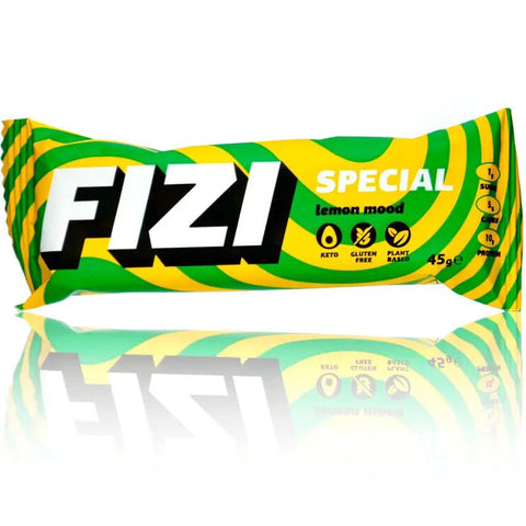 FIZI Special Lemon Mood - Wegański Keto Baton proteinowy o smaku cytrynowym by Fizi (fizi-special-lemon-mood-weganski-keto-baton-proteinowy-o-smaku-cytrynowym)