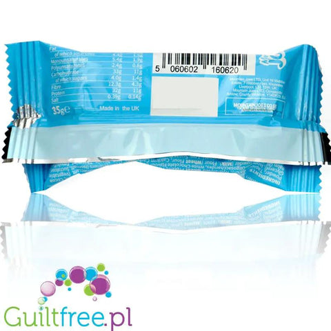 Mountain Joe's Protein Bar White Choc Cookie - proteinowy baton w białej czekoladzie 130kcal & 11g białka, Ciastko z Kremem by Mountain Joe's (mountain-joe-s-protein-bar-white-choc-cookie-proteinowy-baton-w-bialej-czekoladzie-130kcal-11g-bialka-ciastko-z-kremem)