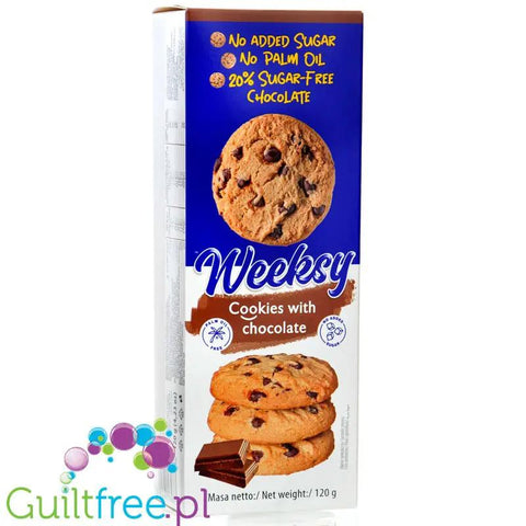 Weeksy Chocolate Chip - ciasteczka z kawałkami czekolady bez dodatku cukru i oleju palmowego by Bogutti (weeksy-chocolate-chip-ciasteczka-z-kawalkami-czekolady-bez-dodatku-cukru-i-oleju-palmowego)