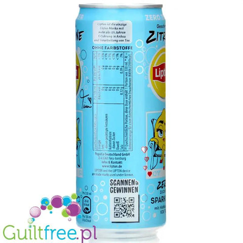 Lipton Sparkling Zero Zitrone - gazowana Ice Tea bez Cukru o smaku cytrynowym by Coca Cola (lipton-sparkling-zero-zitrone-gazowana-ice-tea-bez-cukru-o-smaku-cytrynowym)