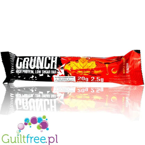 Warrior Crunch Maple Syrup - baton proteinowy 20g białka z bezcukrowym karmelem o smaku syropu klonowego by Warrior Crunch (warrior-crunch-maple-syrup-baton-20g-bialka-smak-syropu-klonowego)