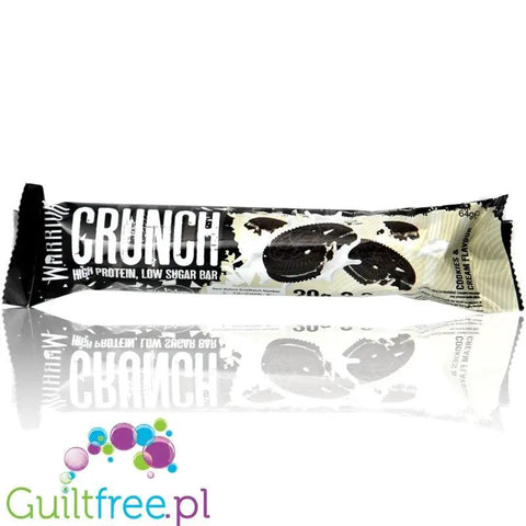 Warrior Crunch Cookies & Cream - baton proteinowy 20g białka, Mleczna Czekolada & Ciasteczkowy Karmel by Warrior Crunch (warrior-crunch-cookies-cream-baton-20g-bialka)
