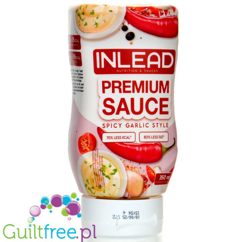 Inlead Premium Sauce Spicy Garlic - gęsty sos czosnkowy 80% mniej tłuszczu by InLead (inlead-premium-sauce-spicy-garlic-gesty-sos-czosnkowy-80-mniej-tluszczu)