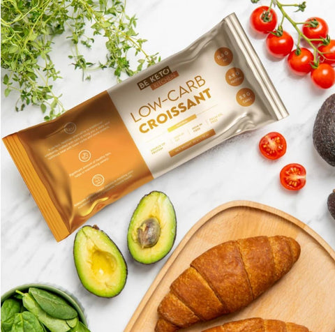 BeKeto Low-Carb Croissant Natural - keto rogalik 5,9 g wglowodanów, 8,9g białka by BeKETO (be-keto-low-carb-croissant-natural-keto-rogalik-59-g-wglowodanow-89g-bialka)