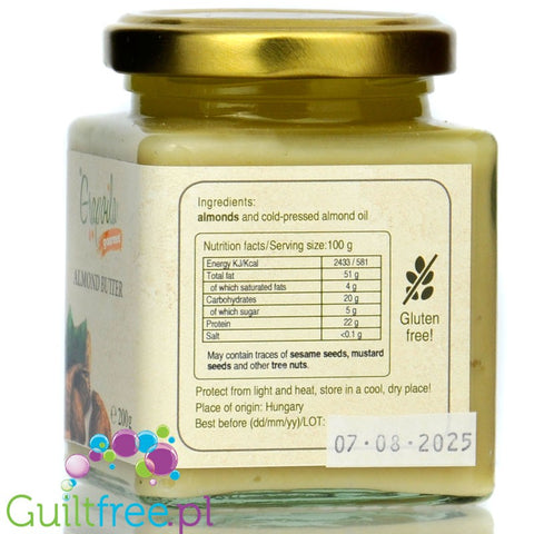 Grapoila Almond Butter - białe surowe masło migdałowe 100% by Grapoila (grapoila-almond-butter-biale-surowe-maslo-migdalowe-100)