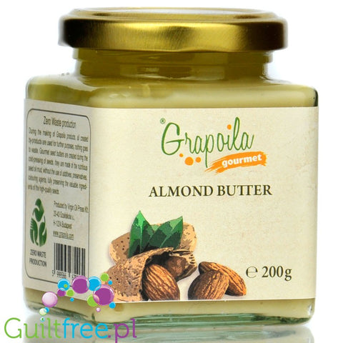 Grapoila Almond Butter - białe surowe masło migdałowe 100% by Grapoila (grapoila-almond-butter-biale-surowe-maslo-migdalowe-100)