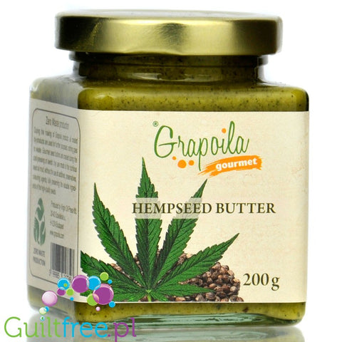 Grapoila Hemp Butter - surowa miazga z nasion konopi 100% by Grapoila (grapoila-hemp-butter-surowa-miazga-z-nasion-konopi-100)