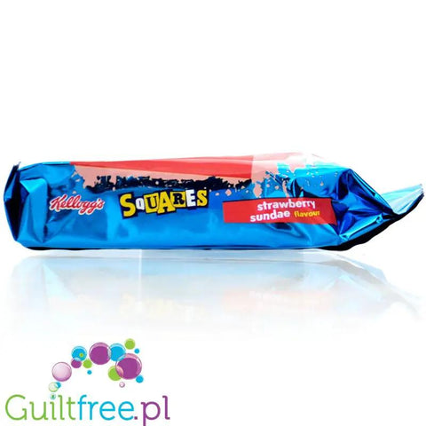 Kellogg's Rice Krispies Squares Strawberry Sundae - lekki batonik ryżowy 119kcal o smaku lodów truskawkowych by Kellogg's (kellogg-s-rice-krispies-squares-strawberry-sundae-lekki-batonik-ryzowy-119kcal-o-smaku-lodow-truskawkowych)