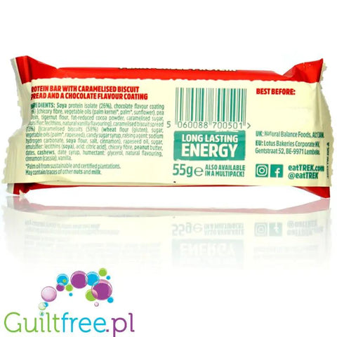 Trek Power Protein Bar Biscoff - wegański baton proteinowy 15g białka z prawdziwym kremem Biscoff by Trek (trek-power-protein-bar-biscoff-weganski-baton-proteinowy-15g-bialka-z-prawdziwym-kremem-biscoff)