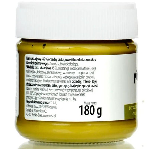 CD PistacjoweLove 45% pistacji - krem pistacjowy bez cukru i bez oleju palmowego by CD Miody i Kremy (cd-pistacjowelove-45-pistacji-krem-pistacjowy-bez-cukru-i-bez-oleju-palmowego)