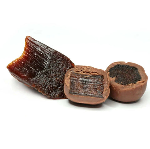 RAW COCOA Rhubarb in Creamy Chocolate - rabarbar w wegańskiej nie-mlecznej czekoladzie bez cukru i oleju palmowego by COCOA RAW (raw-cocoa-rhubarb-in-creamy-chocolate-rabarbar-w-weganskiej-nie-mlecznej-czekoladzie-bez-cukru-i-oleju-palmowego)
