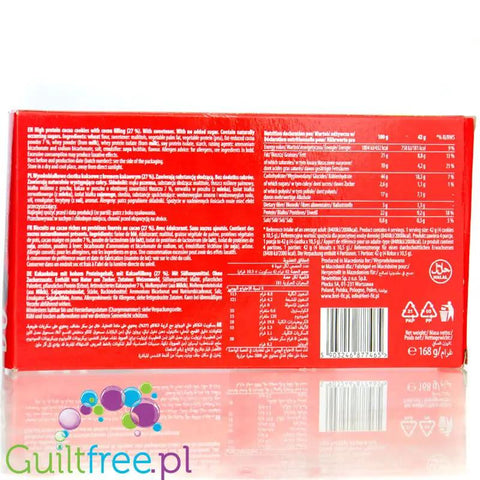 FeelFit Duo High Protein Cocoa - wysokobiałkowe ciastka kakaowe - markizy bez cukru z kremem kakaowym by Feel Fit (feel-fit-duo-high-protein-cocoa-wysokobialkowe-ciastka-kakaowe-markizy-bez-cukru-z-kremem-kakaowym)